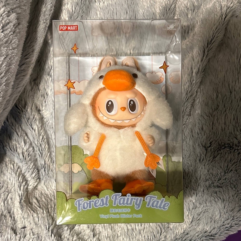 Forest Fairy Tale Plush Toy - White and Orange - Picture 3 of 3